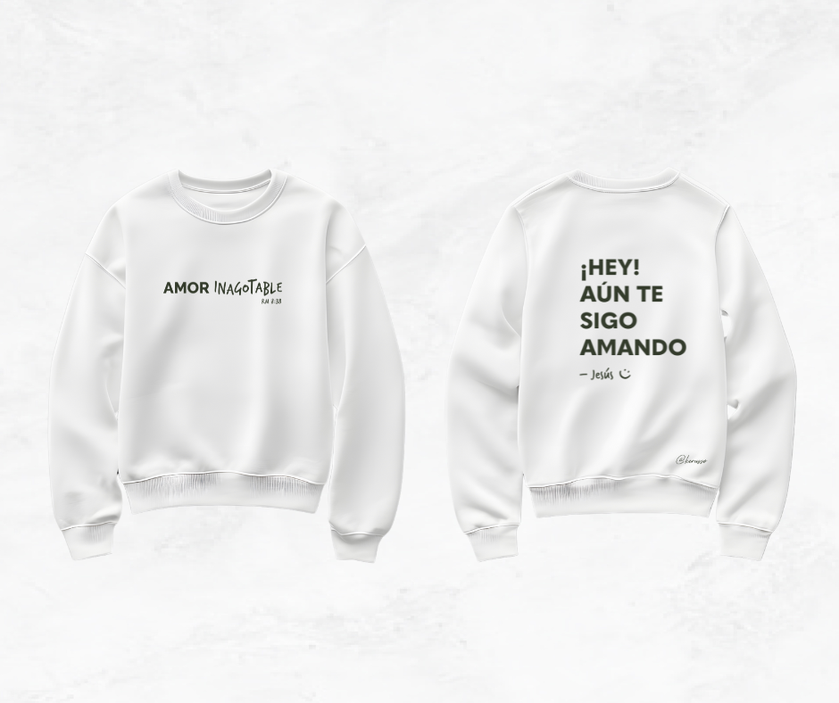 Hoodie sin capucha - Amor Inagotable