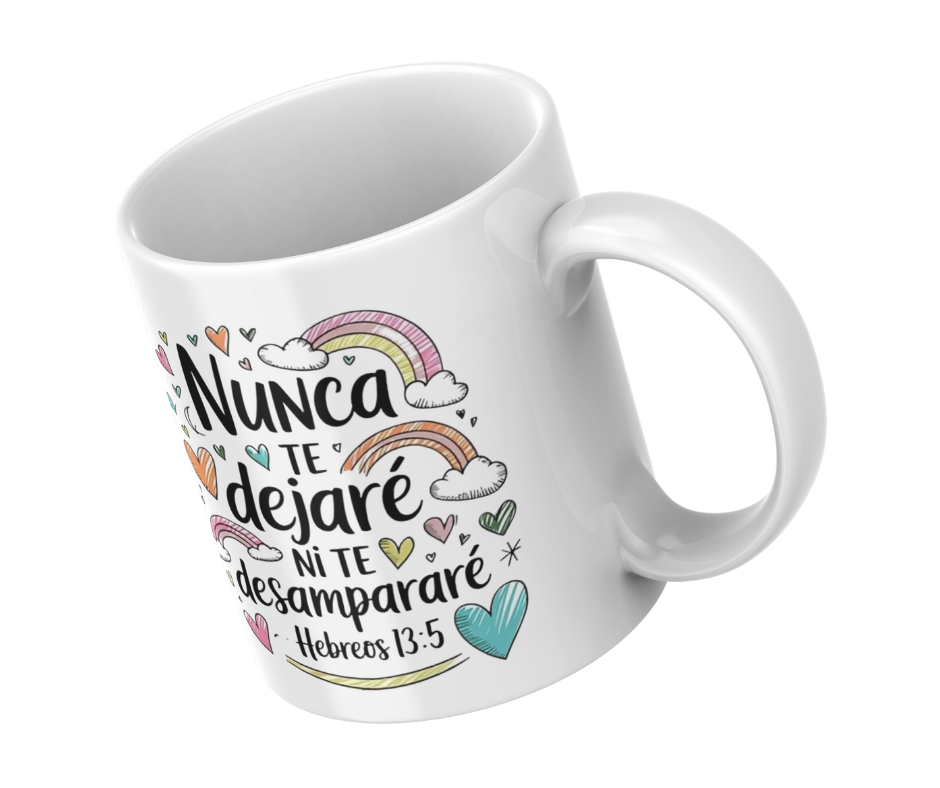 Taza - Dios nunca nos dejará
