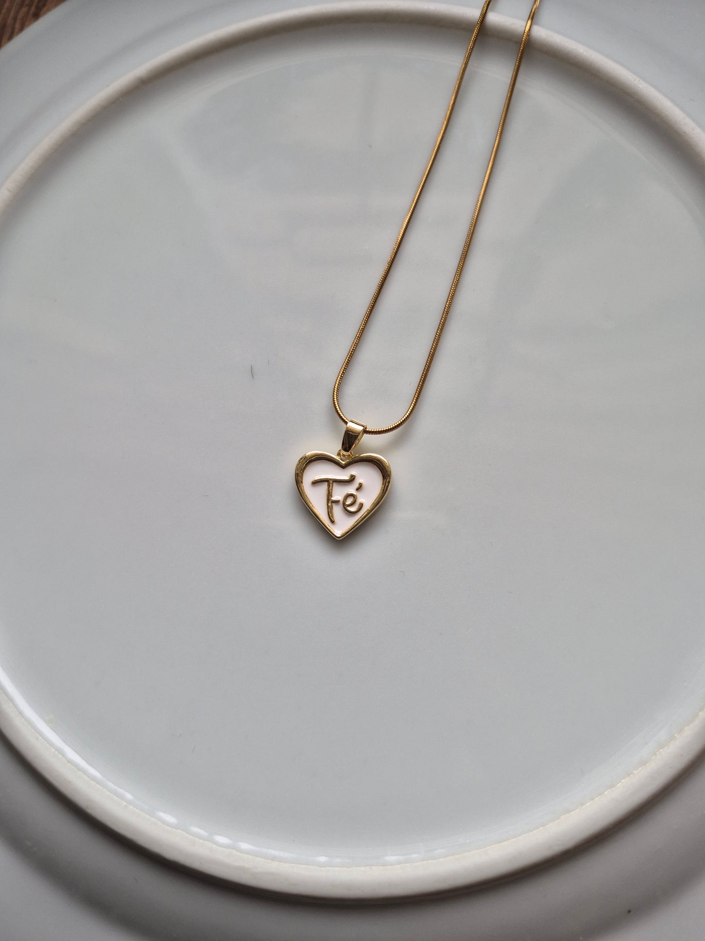 Collar Corazón de fe– Colección FE