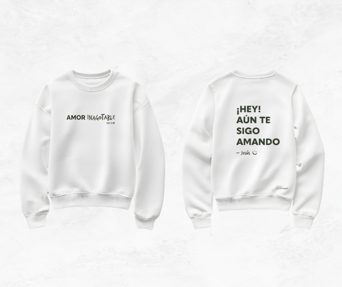 Hoodie sin capucha - Amor Inagotable