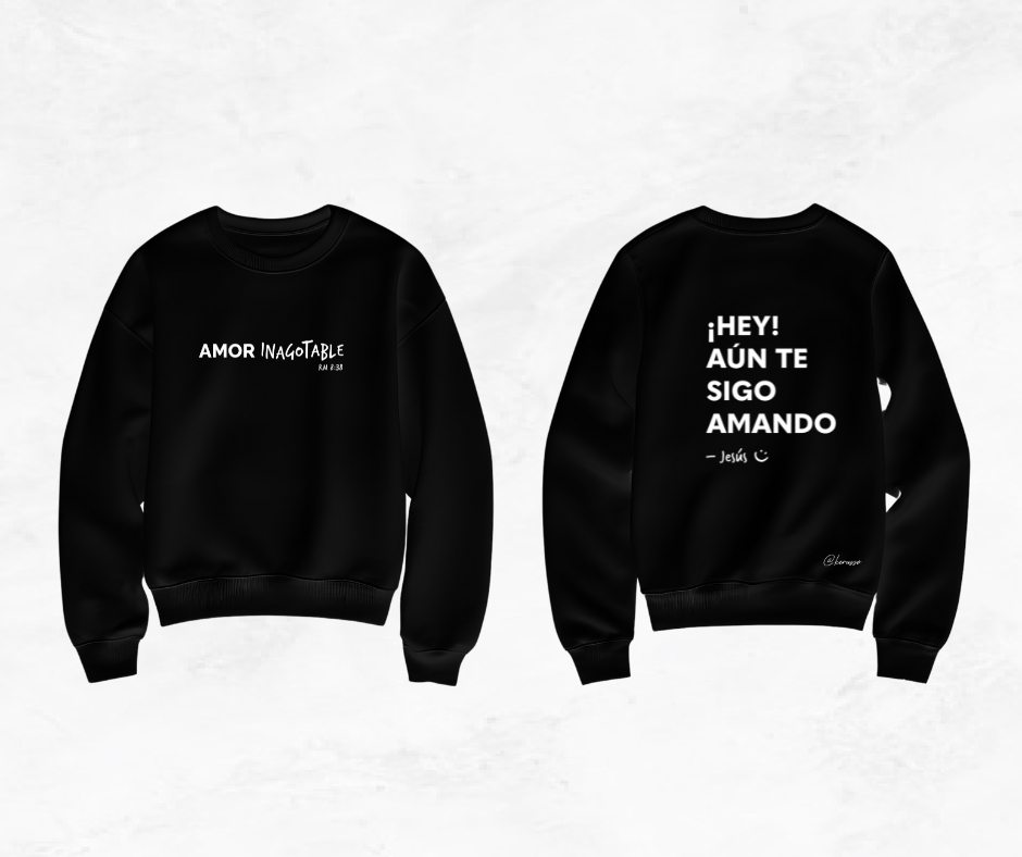 Hoodie sin capucha - Amor Inagotable