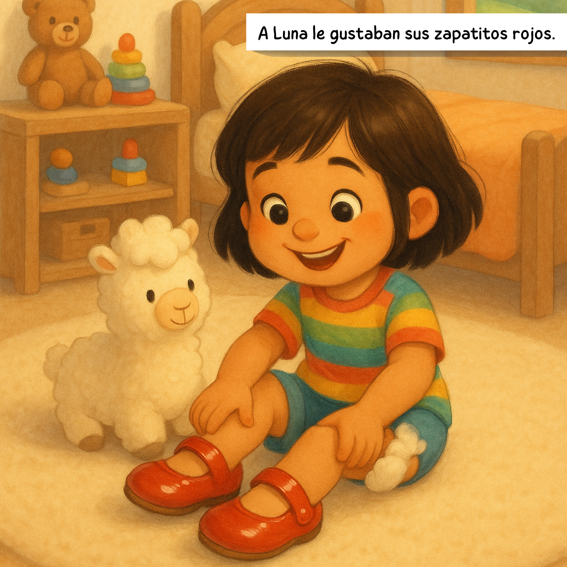 Luna y sus zapatitos rojos