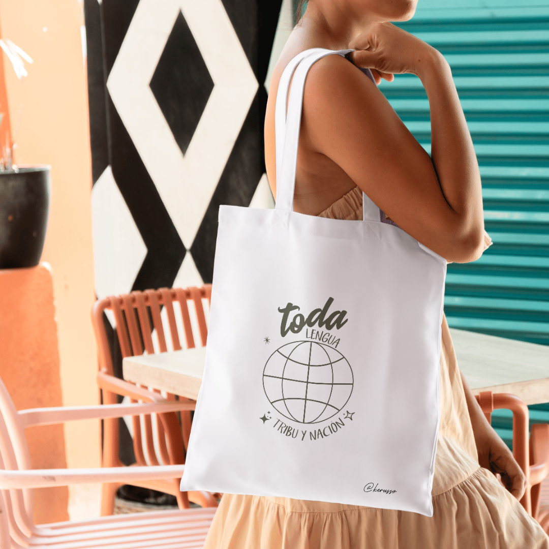 Totebag “Toda lengua, toda tribu”